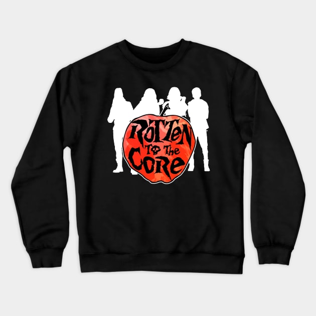 Rotten to the Core - white variant Crewneck Sweatshirt by Rackham